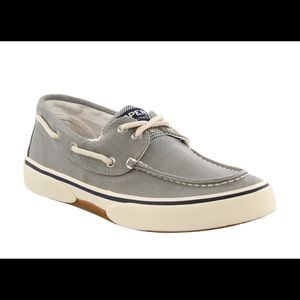 Men's Sperry Canvas Deck Shoes Gray sz11.5 0772830